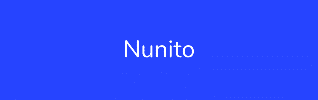 nunito typographie