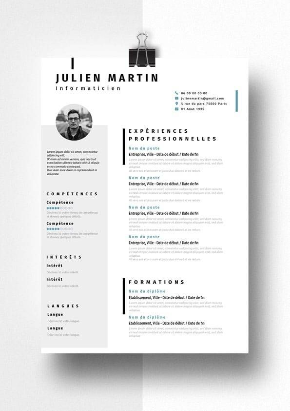 julien modele cv