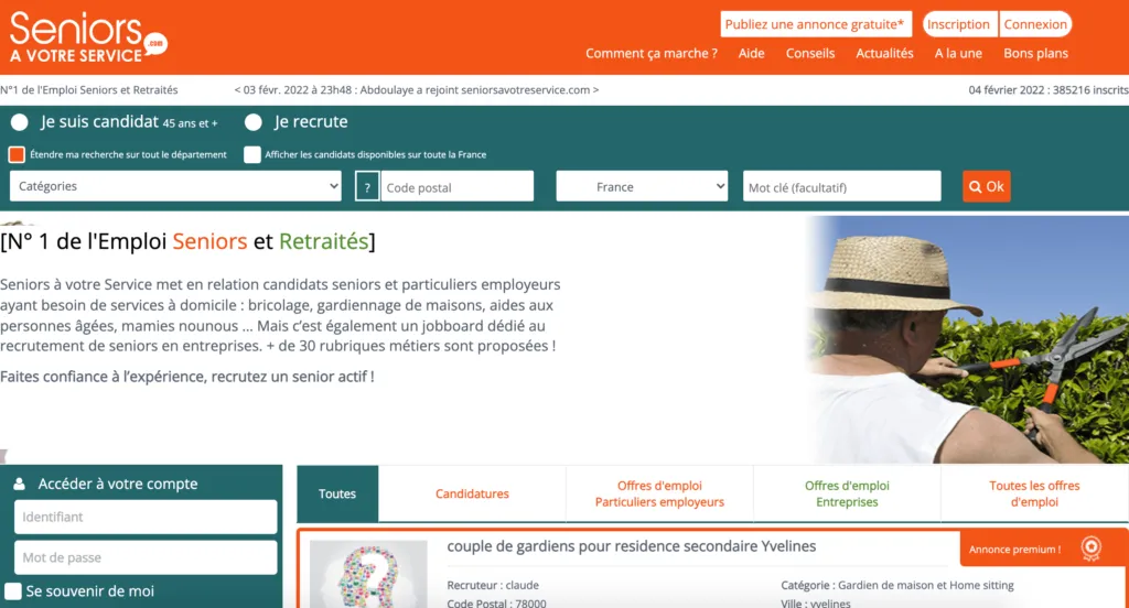 senior a votre service