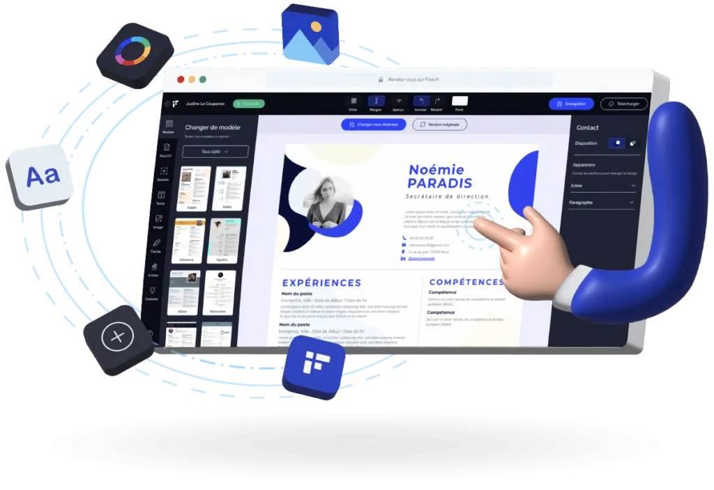 fisio createur cv en ligne